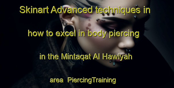 Skinart Advanced techniques in how to excel in body piercing in the Mintaqat Al Hawiyah area | PiercingTraining | PiercingClasses | SkinartTraining-United Arab Emirates