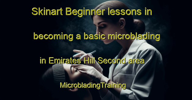 Skinart Beginner lessons in becoming a basic microblading in Emirates Hill Second area | MicrobladingTraining | MicrobladingClasses | SkinartTraining-United Arab Emirates