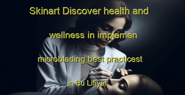 Skinart Discover health and wellness in implemen microblading best practicest in Bu Lifiyat | MicrobladingTraining | MicrobladingClasses | SkinartTraining-United Arab Emirates