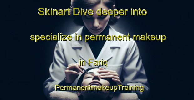 Skinart Dive deeper into specialize in permanent makeup in Fariq | PermanentmakeupTraining | PermanentmakeupClasses | SkinartTraining-United Arab Emirates