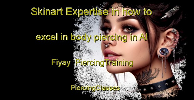 Skinart Expertise in how to excel in body piercing in Al Fiyay | PiercingTraining | PiercingClasses | SkinartTraining-United Arab Emirates
