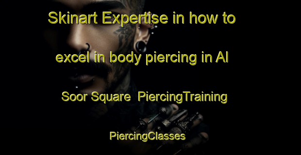 Skinart Expertise in how to excel in body piercing in Al Soor Square | PiercingTraining | PiercingClasses | SkinartTraining-United Arab Emirates