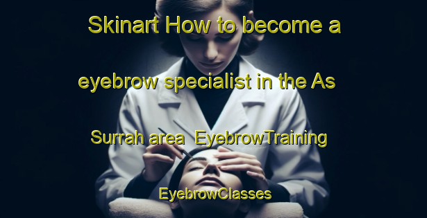 Skinart How to become a eyebrow specialist in the As Surrah area | EyebrowTraining | EyebrowClasses | SkinartTraining-United Arab Emirates