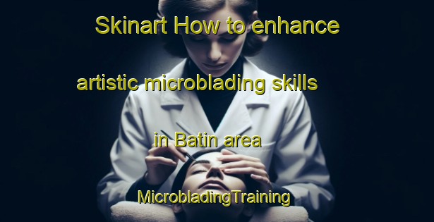 Skinart How to enhance artistic microblading skills in Batin area | #MicrobladingTraining #MicrobladingClasses #SkinartTraining-United Arab Emirates