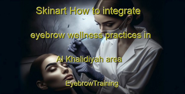 Skinart How to integrate eyebrow wellness practices in Al Khalidiyah area | EyebrowTraining | EyebrowClasses | SkinartTraining-United Arab Emirates