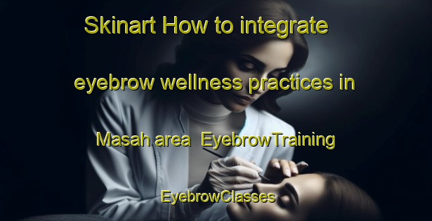 Skinart How to integrate eyebrow wellness practices in Masah area | EyebrowTraining | EyebrowClasses | SkinartTraining-United Arab Emirates