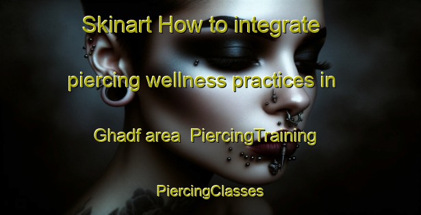 Skinart How to integrate piercing wellness practices in Ghadf area | #PiercingTraining #PiercingClasses #SkinartTraining-United Arab Emirates