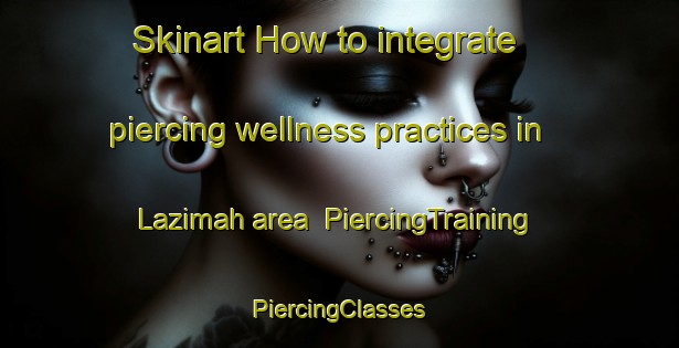 Skinart How to integrate piercing wellness practices in Lazimah area | #PiercingTraining #PiercingClasses #SkinartTraining-United Arab Emirates