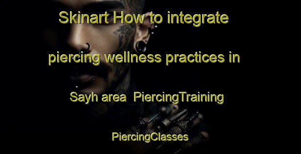 Skinart How to integrate piercing wellness practices in Sayh area | #PiercingTraining #PiercingClasses #SkinartTraining-United Arab Emirates