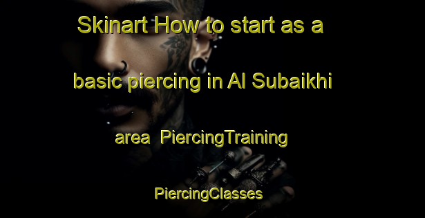 Skinart How to start as a basic piercing in Al Subaikhi area | PiercingTraining | PiercingClasses | SkinartTraining-United Arab Emirates