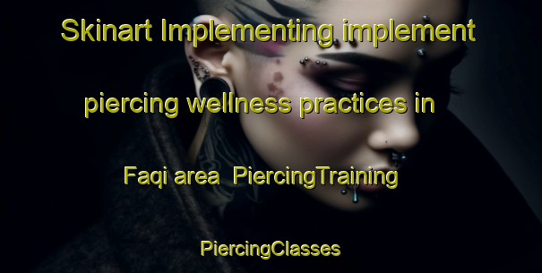 Skinart Implementing implement piercing wellness practices in Faqi area | #PiercingTraining #PiercingClasses #SkinartTraining-United Arab Emirates