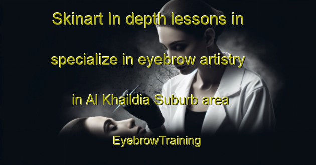 Skinart In-depth lessons in specialize in eyebrow artistry in Al Khaildia Suburb area | EyebrowTraining | EyebrowClasses | SkinartTraining-United Arab Emirates