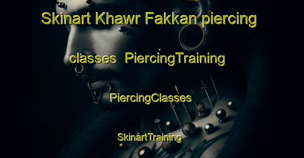 Skinart Khawr Fakkan piercing classes | #PiercingTraining #PiercingClasses #SkinartTraining-United Arab Emirates