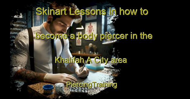 Skinart Lessons in how to become a body piercer in the Khalifah A City area | PiercingTraining | PiercingClasses | SkinartTraining-United Arab Emirates