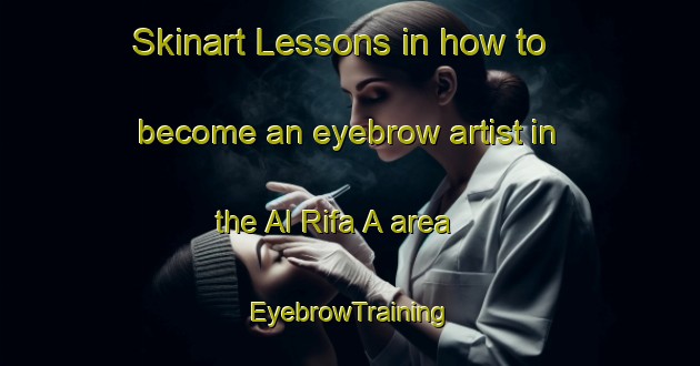 Skinart Lessons in how to become an eyebrow artist in the Al Rifa A area | EyebrowTraining | EyebrowClasses | SkinartTraining-United Arab Emirates