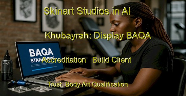 Skinart Studios in Al Khubayrah: Display BAQA Accreditation - Build Client Trust | Body Art Qualification Authority | BAQA-United Arab Emirates