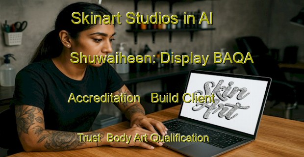 Skinart Studios in Al Shuwaiheen: Display BAQA Accreditation - Build Client Trust | Body Art Qualification Authority | BAQA-United Arab Emirates
