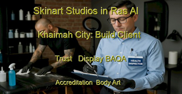 Skinart Studios in Ras Al Khaimah City: Build Client Trust - Display BAQA Accreditation | Body Art Qualification Authority | BAQA-United Arab Emirates