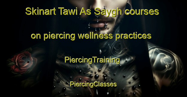 Skinart Tawi As Saygh courses on piercing wellness practices | #PiercingTraining #PiercingClasses #SkinartTraining-United Arab Emirates